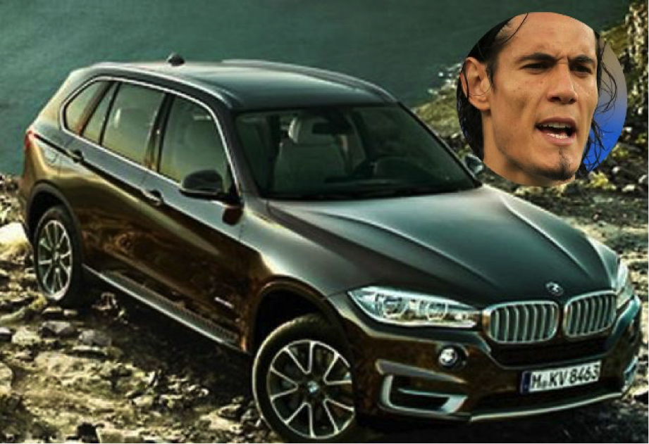 Edinson Cavani – Uruguay Auto: BMW X5 